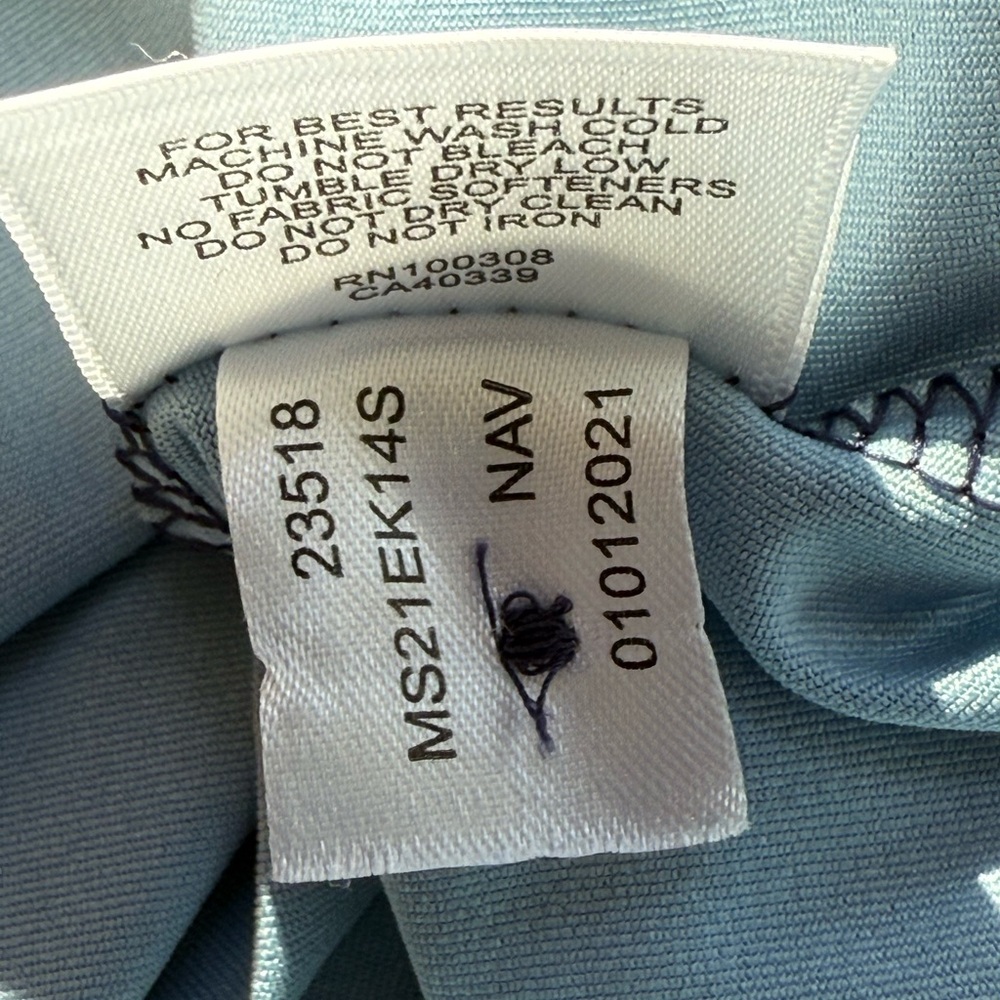 Peter Millar Blue Polo Shirt, L - Picture 8 of 11